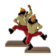 Adventures of Tintin Shooting Star Relief Statue